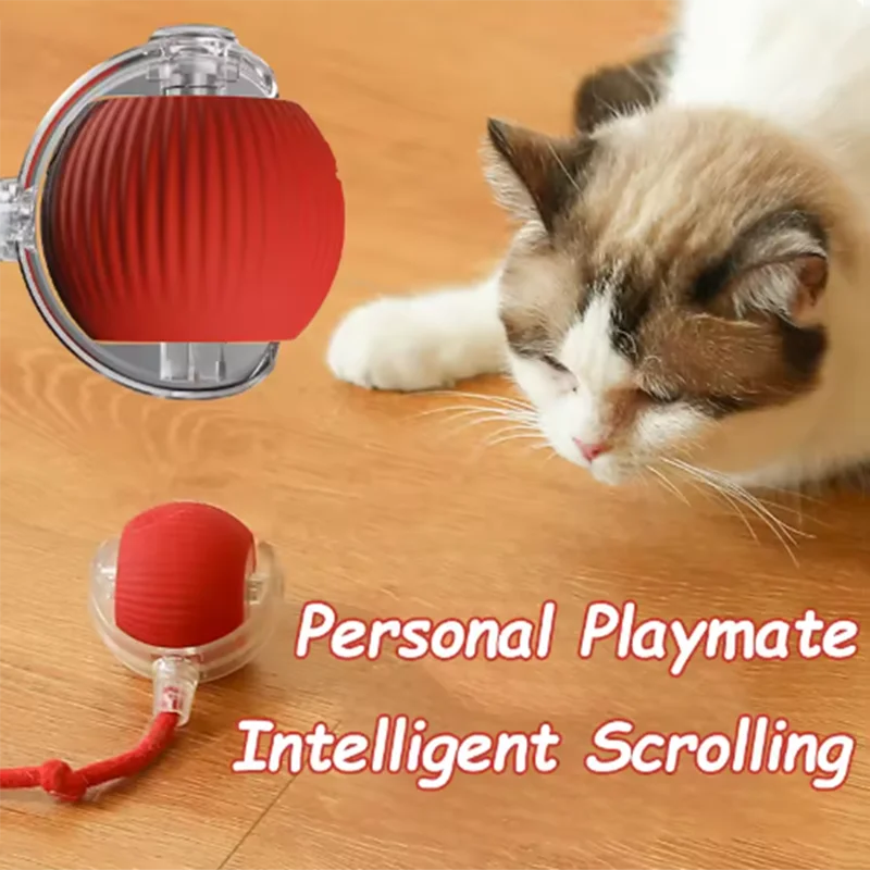 Interactive Smart Cat Toy Ball – Automatic Play & Chase.